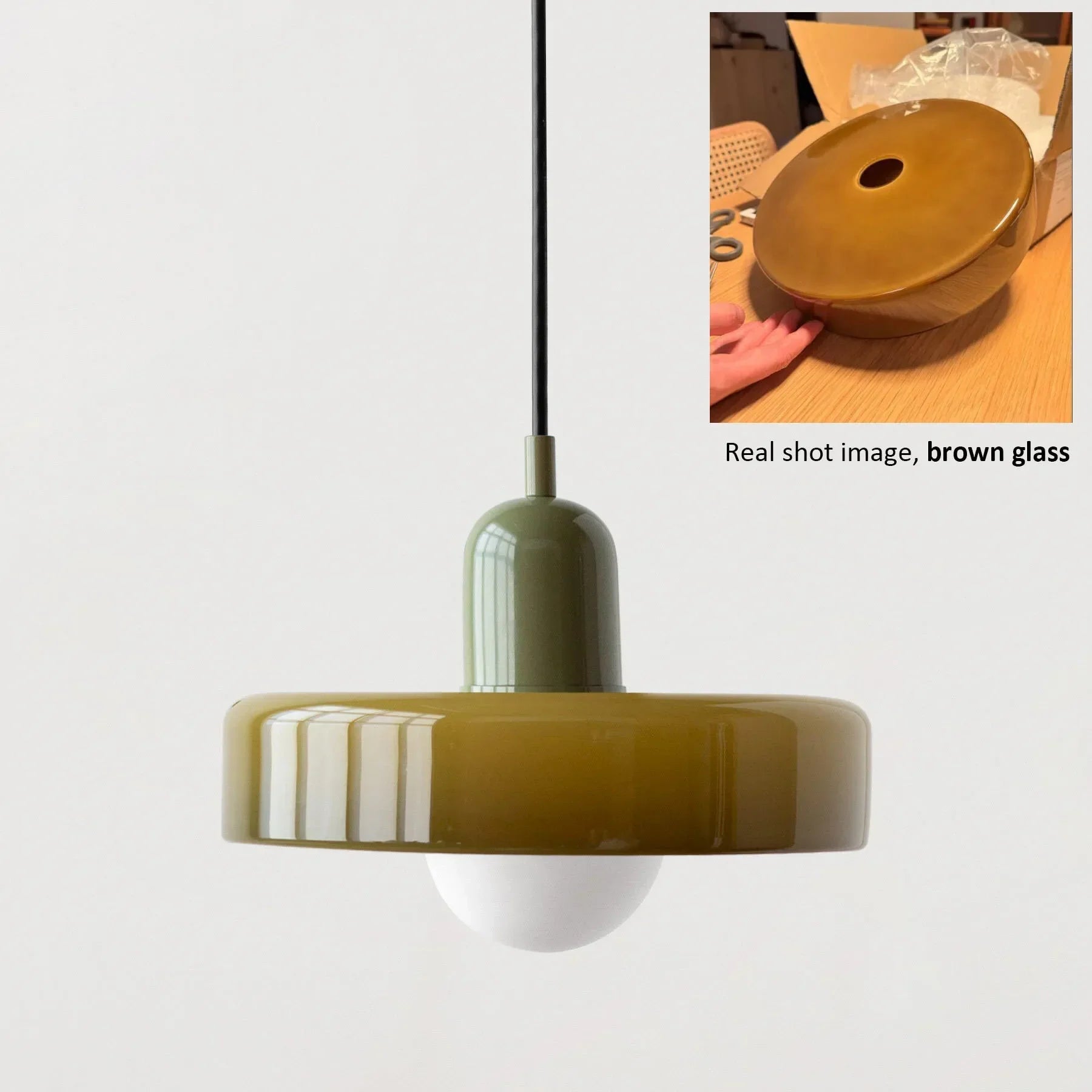 Nordic Colorful Glass Pendant Light 35Cm - Decorbites
