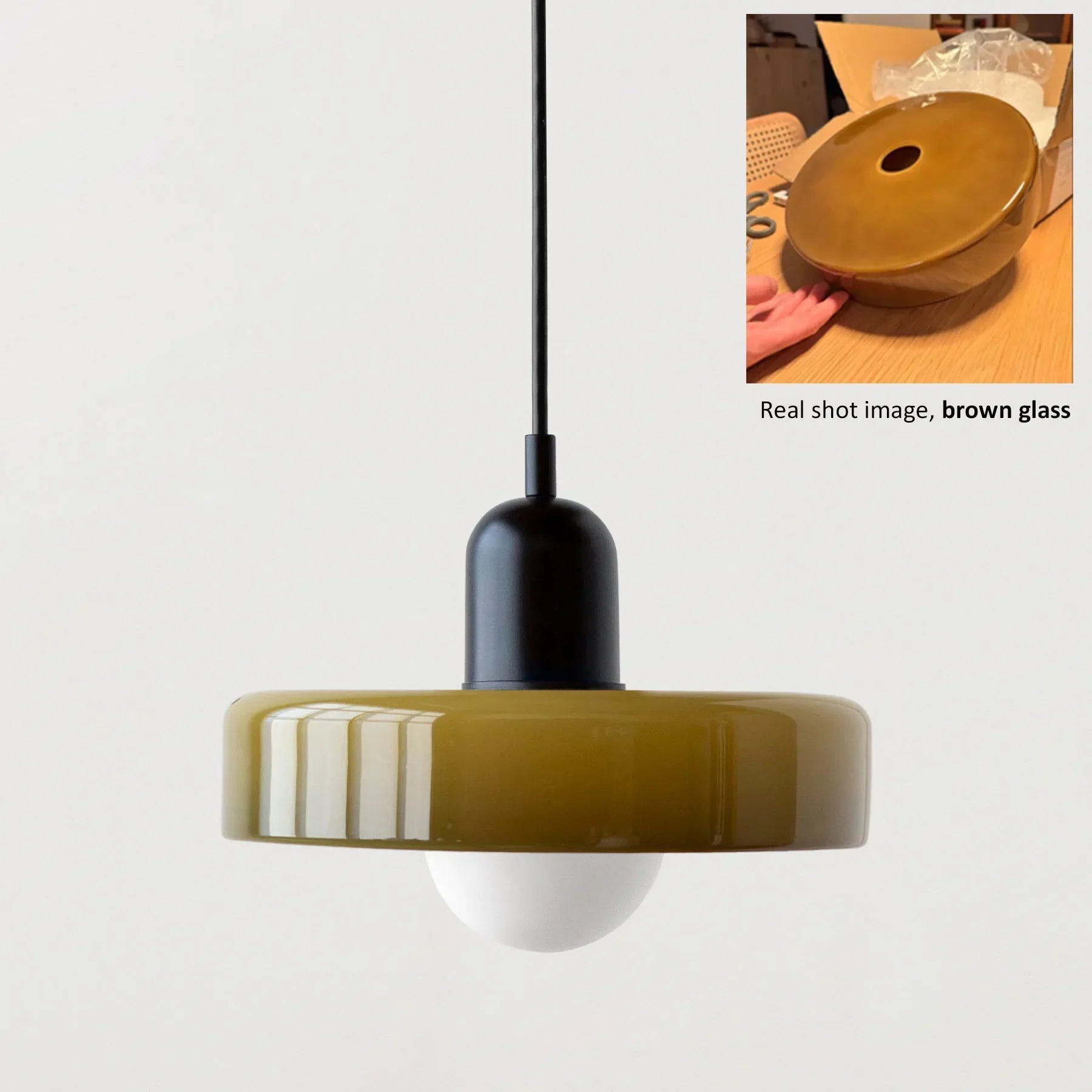 Nordic Colorful Glass Pendant Light 35Cm - Decorbites