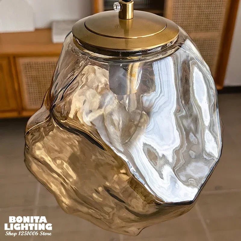 Nordic Ice Crystal Glass Pendant Light - Decorbites