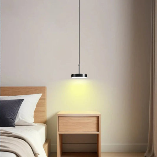 Nordic Minimalist Black Brass Pendant Light - Decorbites