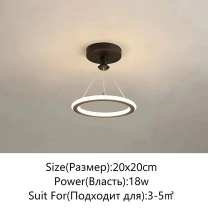 Nordic Minimalist Metal Pendant Light Chandelier - Decorbites