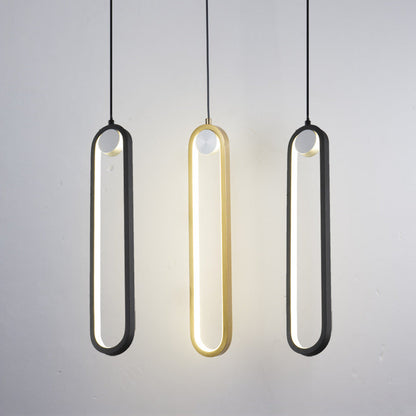 Nordische Minimalistische Ovale Nachttisch-Leuchter