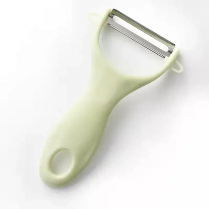 Light green decorbites ceramic kitchen peeler with stainless steel blade from pastel ceramic kitchen peeler set