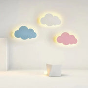 Pastel-colored decorbites cloud led wall lamp with soft glowing edges ideal for kids bedroom cartoon lighting decor
