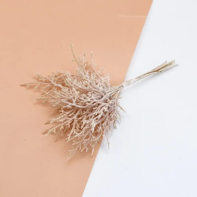 A delicate frosted beige artificial twig bouquet with textured branches from decorbites 10pcs artificial plants for living room decor