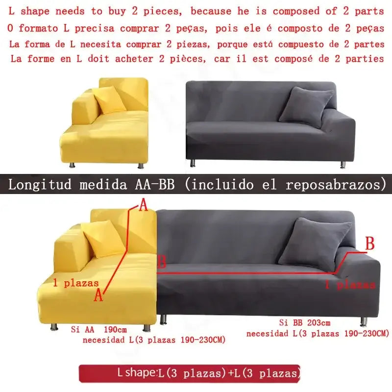 Yellow and gray patchwork mandala printed stretchy sofa covers for l-shaped sectional with matching pillow inserts