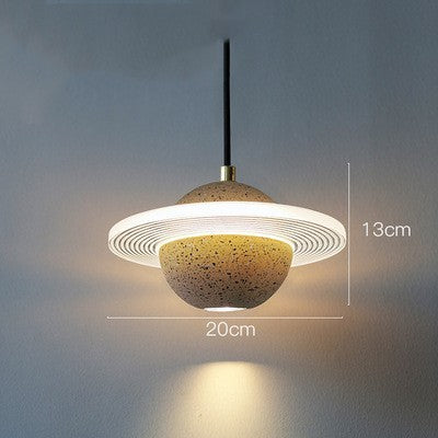 Red Marble Pendant Lamp