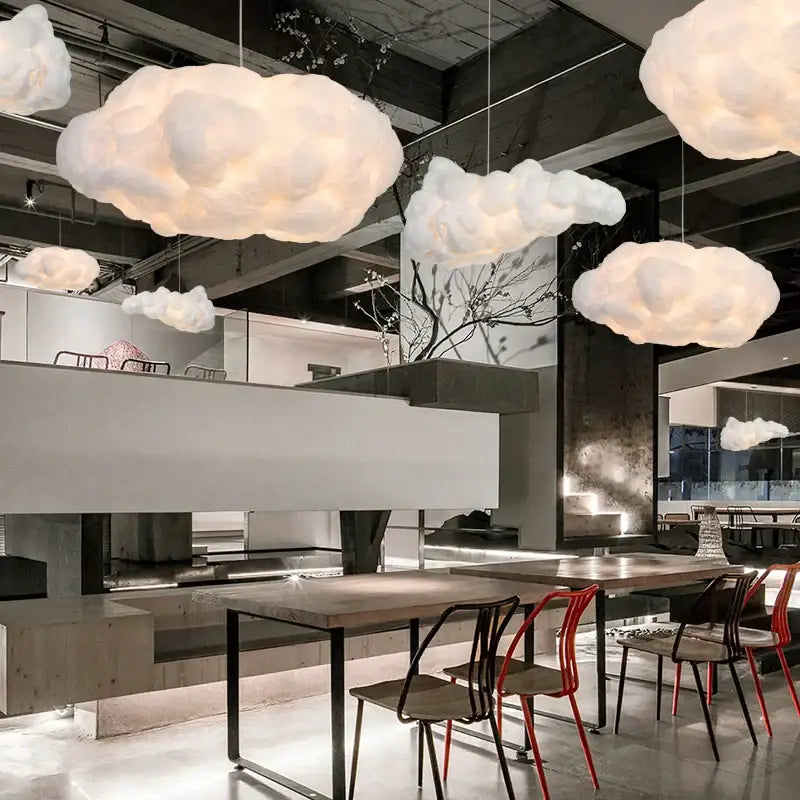 Soft illuminated plush white cloud led chandelier light for nursery kids room decorbites cloud led pendant lights