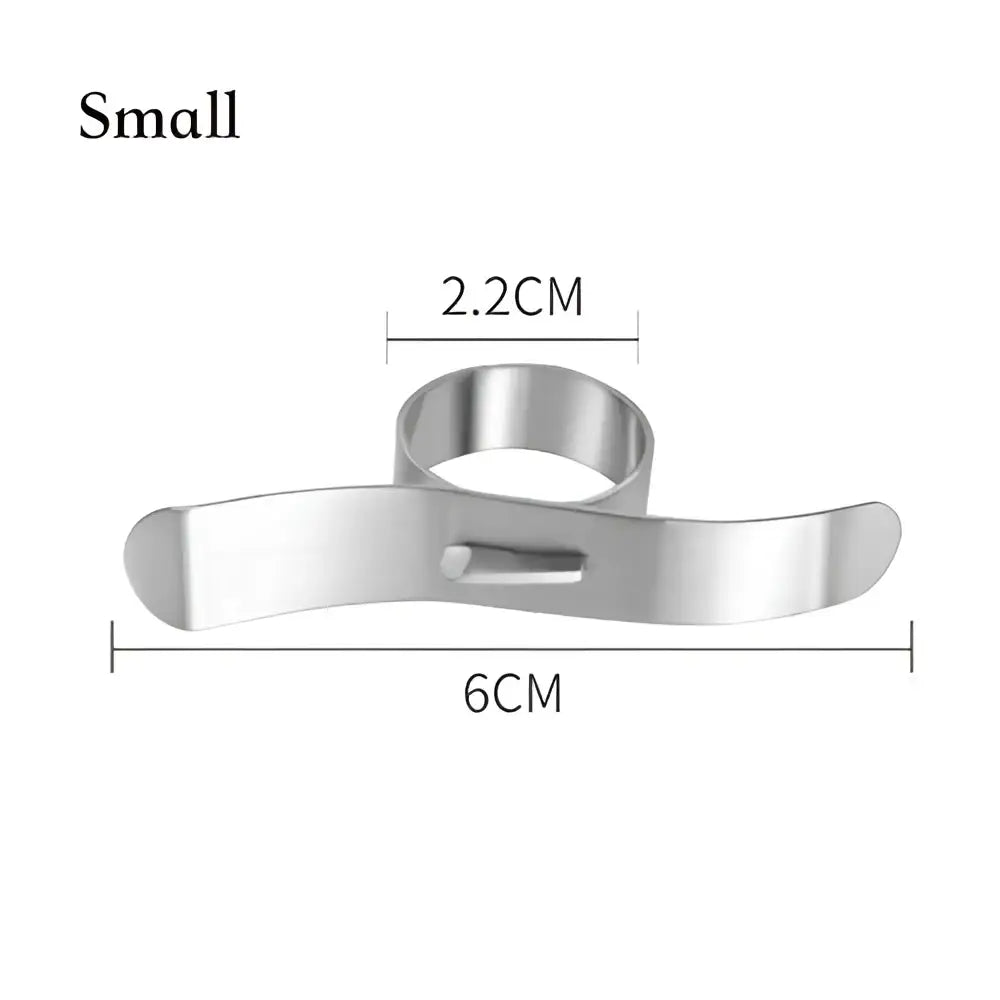 Silver stainless steel decorbites citrus peeler with sleek curved design for precise kitchen zester use