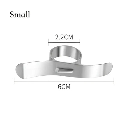 Silver stainless steel decorbites citrus peeler with sleek curved design for precise kitchen zester use