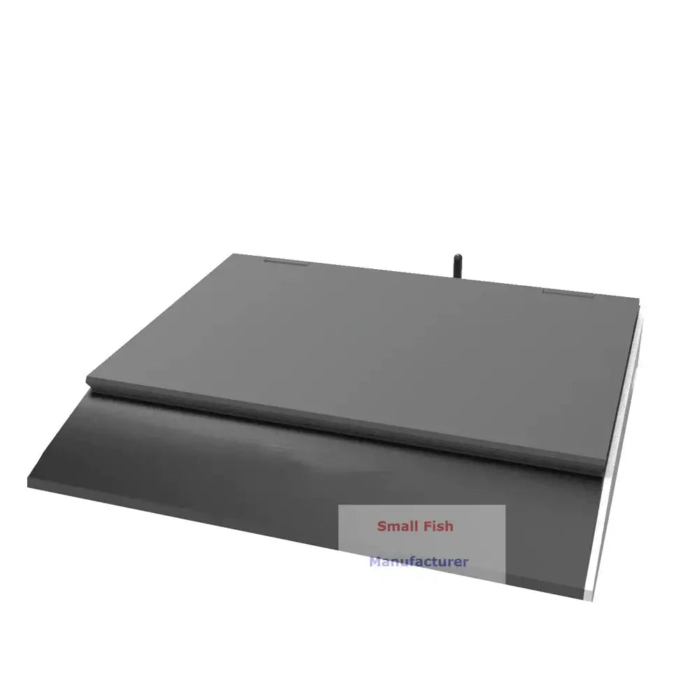 Professional black and blue touchscreen dmx console lighting control features a sleek rectangular design with antenna