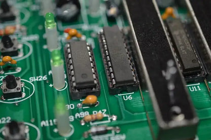 Professional black dmx controller with integrated circuit chips for stage lighting and moving head spotlights