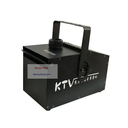 Professional black rectangular mist haze machine with handle and control knob for ktv stage fogger use