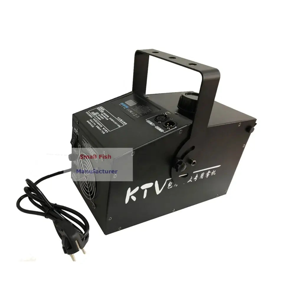 Professional black mist haze machine ktv stage fogger with handle and power cord for haze machine use