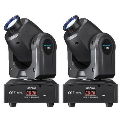 Professional black spot moving head stage light decorbites big dipper with blue LED lenses and dmx control display