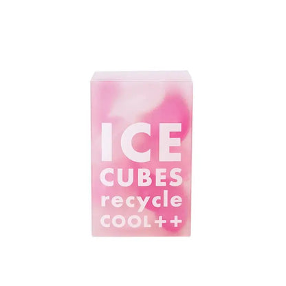 Purple heart ice cube mold kitchen reusable pink translucent box with white text ice cubes recycle cool cube mold