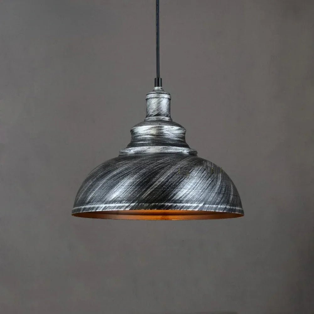 Retro Industrial Color Block Aluminum Pendant Light - Decorbites