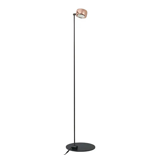 Rose gold designer fishing floor lamp with adjustable rose gold finish and black base for living room decorbites designer fishing floor