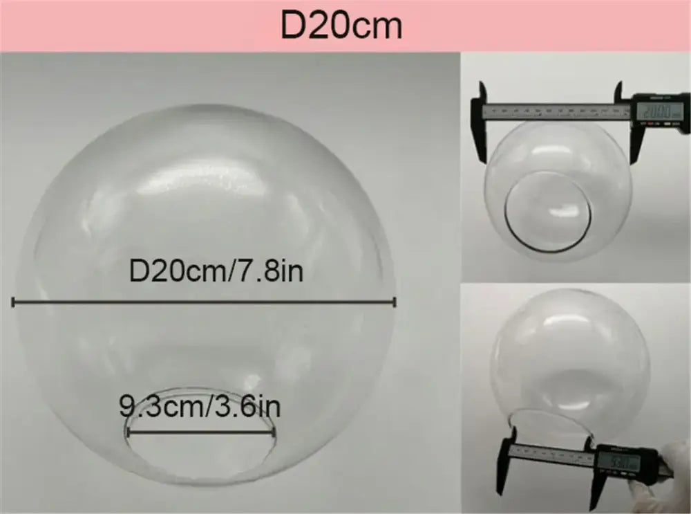Clear plastic balloon with 20cm diameter used as decorbites clear glass lamp shade replacement for living room fishbowl cover