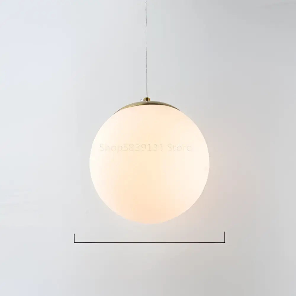 Set of 6 decorbites glass ball pendant lights with frosted glass globe and brass finish for living room decor