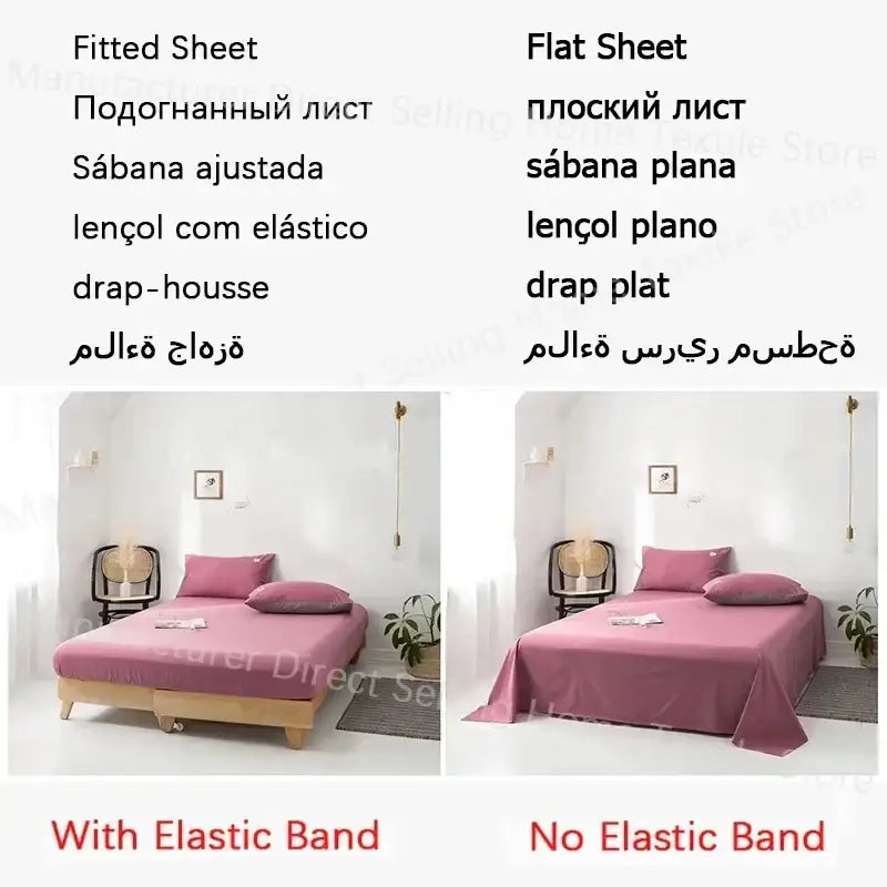 Pink fitted sheet with elastic band for snug fit part of silver floral embroidery white bedding set cotton king size decorbites cotton king