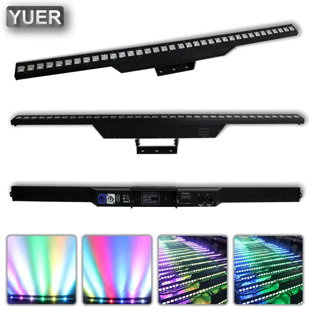 Sleek black decorbites led beam wash wall light with multiple bright leds and control panel for living room decor