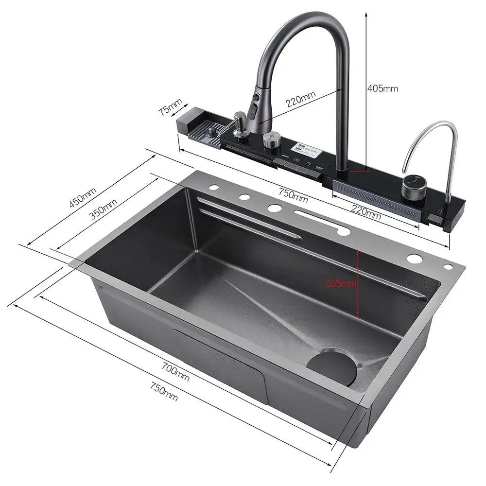 Stainless Steel Kitchen Sink Set