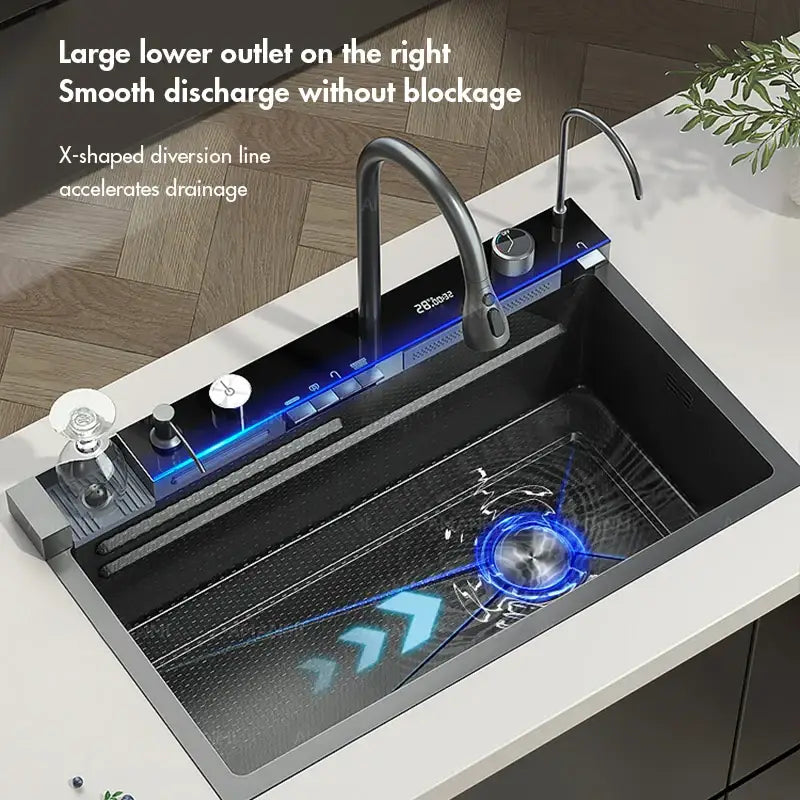 Stainless Steel Kitchen Sink Set