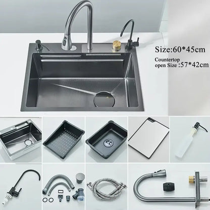 Stainless Steel Kitchen Sink Set
