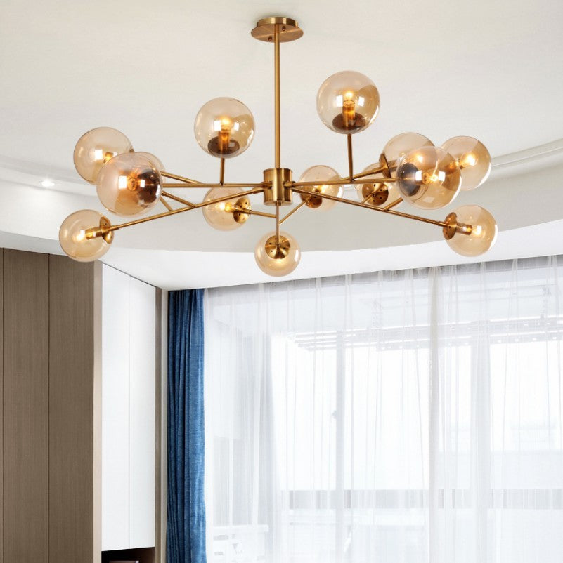 Studierzimmer Schlafzimmer Wohnzimmer Hotel LED Haushalt Glas Kronleuchter