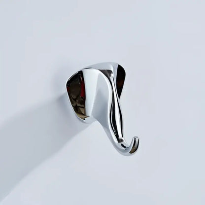 Vintage animal brass robe hook chrome finished elephant design with sleek polished curves for bathroom decorbites brass robe hooks