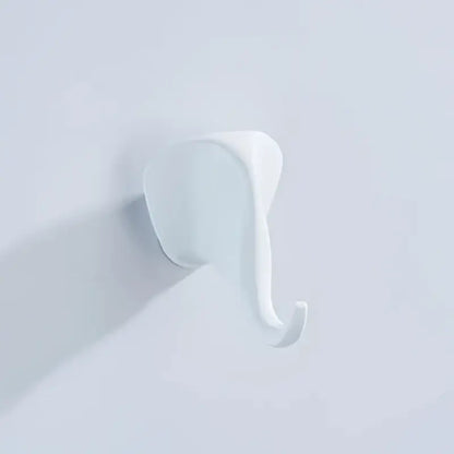 White elephant-shaped vintage brass robe hook with smooth glossy finish ideal for bathroom decorbites brass robe hooks decor