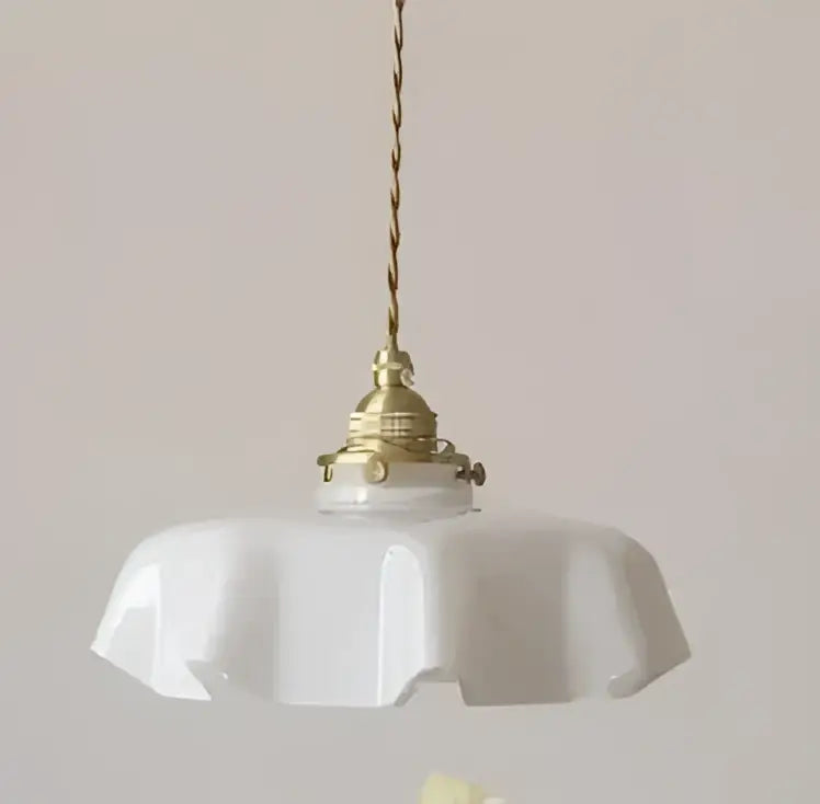 White fluted glass wall lamp with brass fixture and knob switch by decorbites ceramic wall for bedroom sconce decor