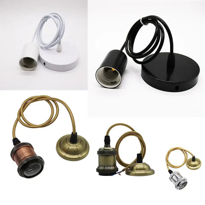 A collection of vintage brass and copper aluminum pendant lights in white black brass and chrome for dining room decorbites