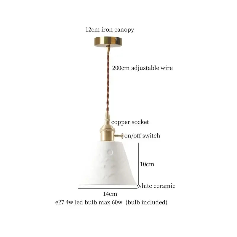 Vintage hexagonal red and green ceramic led pendant light with white ceramic pendant light brass canopy decorbites ceramic led