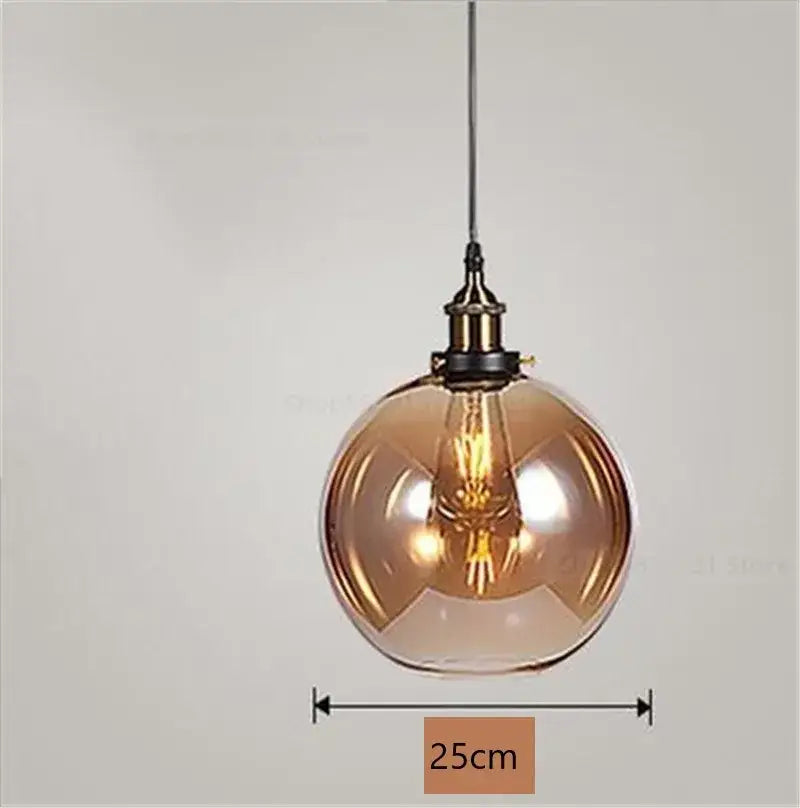 Vintage smoked glass ball pendant lights set of 4 featuring spherical amber glass ball with brass fixture decorbites pendant lights