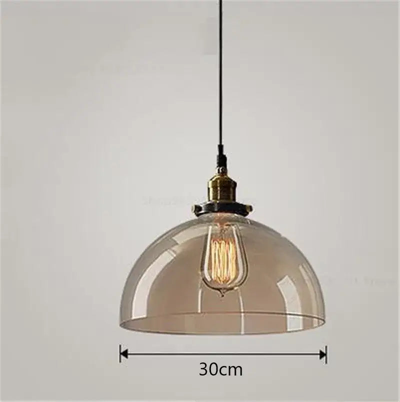 Vintage smoked glass ball pendant lights set of 4 with warm amber glass ball and brass accent by decorbites pendant lights