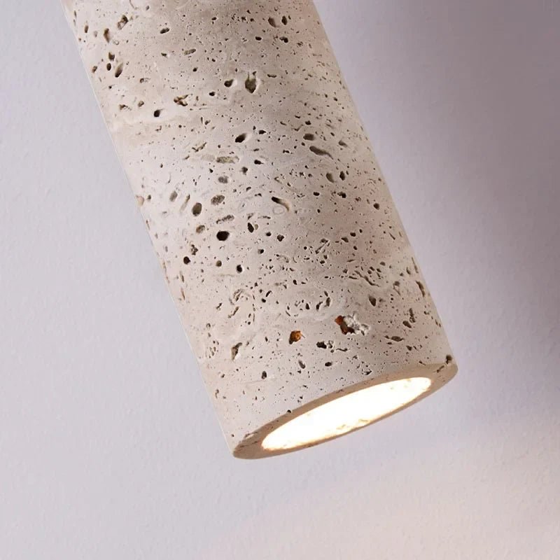 Wabi-Sabi Stone Pendant Light in Vintage French Style - Decorbites