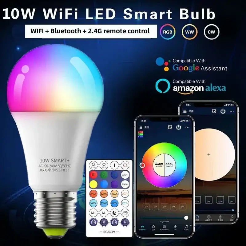 Wabi sabi textured white ceramic led pendant light featuring a 10w rgb color-changing wifi led smart bulb for dining room