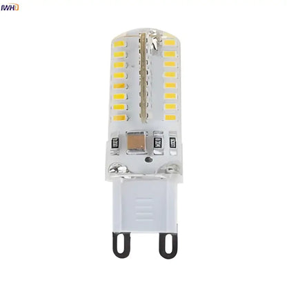 Clear glass decorbites dimmable warm white g9 led bulb with multiple yellowish leds for living room lighting