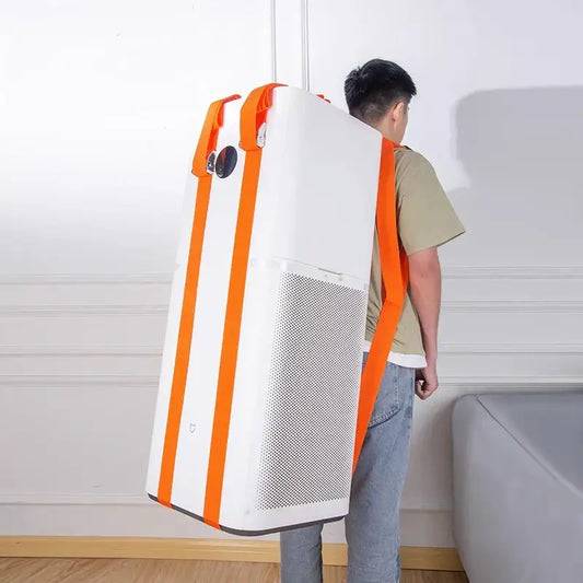White and orange decorbites furniture lifting straps designed as carrying belt for mi air purifier 3c model