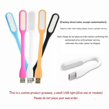 A set of colorful usb-powered reading lights next to a white ceramic bear cartoon pendant lamp for kids bedroom