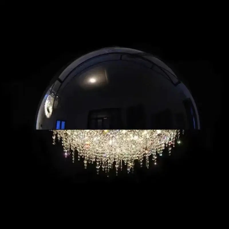 White crystal tassel iron chandelier with cascading clear faceted glass pieces luxury living room decorbites crystal tassel
