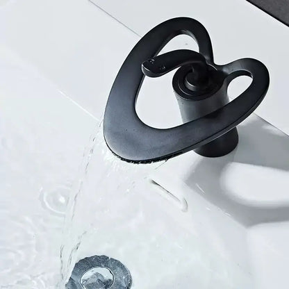 Black matte-finished snake-shaped basin faucet with sleek modern design for decorbites golden white bathroom sink mixer tap