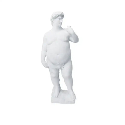 White marble statue of venus resembling an abstract human body decorbites resin sculpture for living room decor