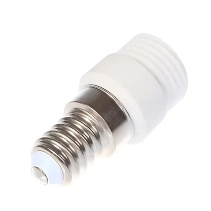 White plastic e27 led bulb converter splitter with metallic threaded base for e14 to g9 splitter bulb socket adapter